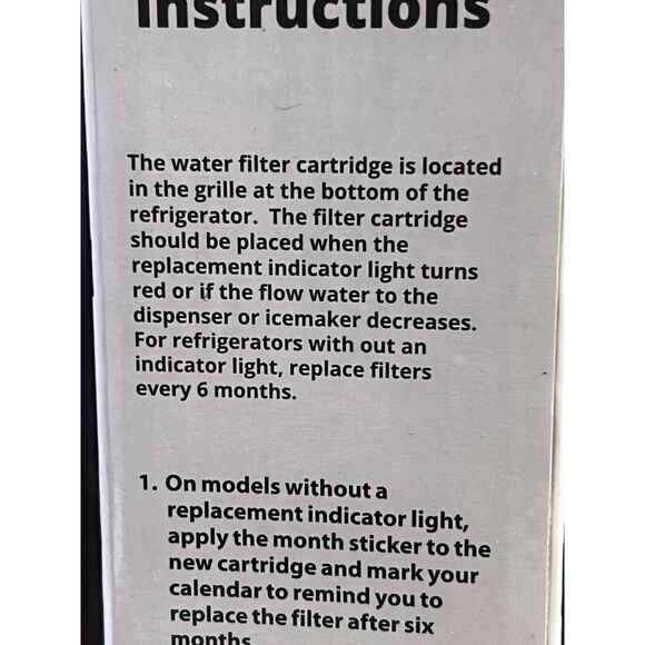 NEW in BOX Refresh Replacement Water Filter R-9990 Fits LG Kenmore Refrigerators - Picture 9 of 16